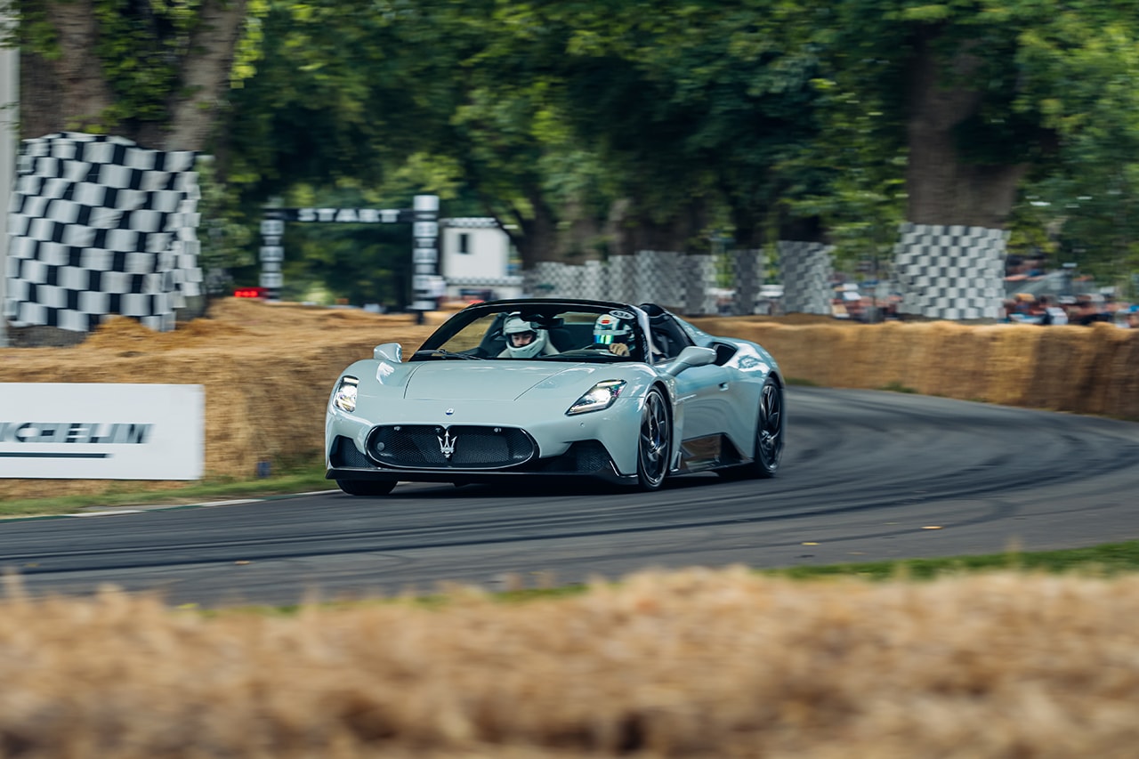 maserati mc20 cielo david beckham goodwood festival of speed automotive car sports