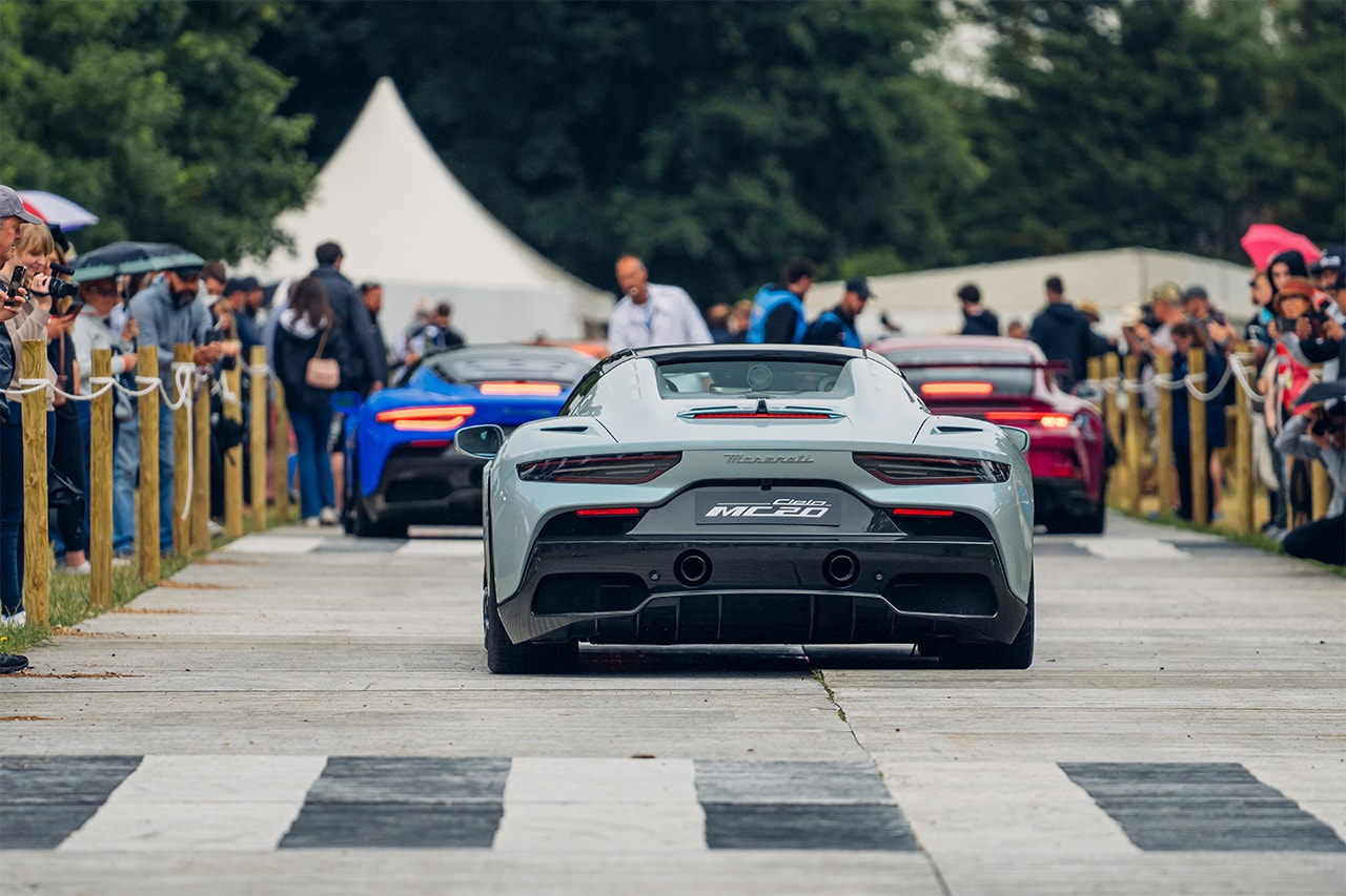 maserati mc20 cielo david beckham goodwood festival of speed automotive car sports