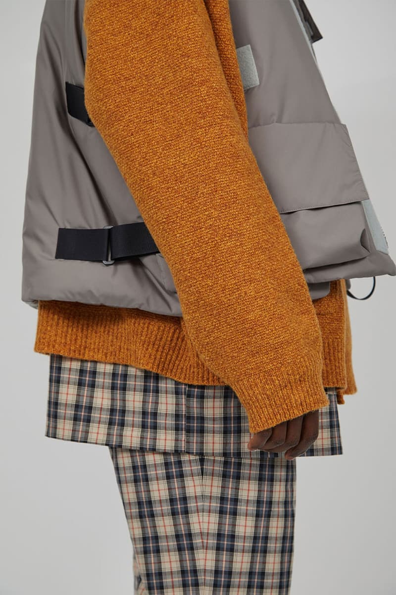 Meanswhile Fall winter 2022 collection tech tweed jacket m65 beaufort flight polartec dyneema overwrap sandas vibram footwear lookbook japan naohiro fujisaki release info date price 