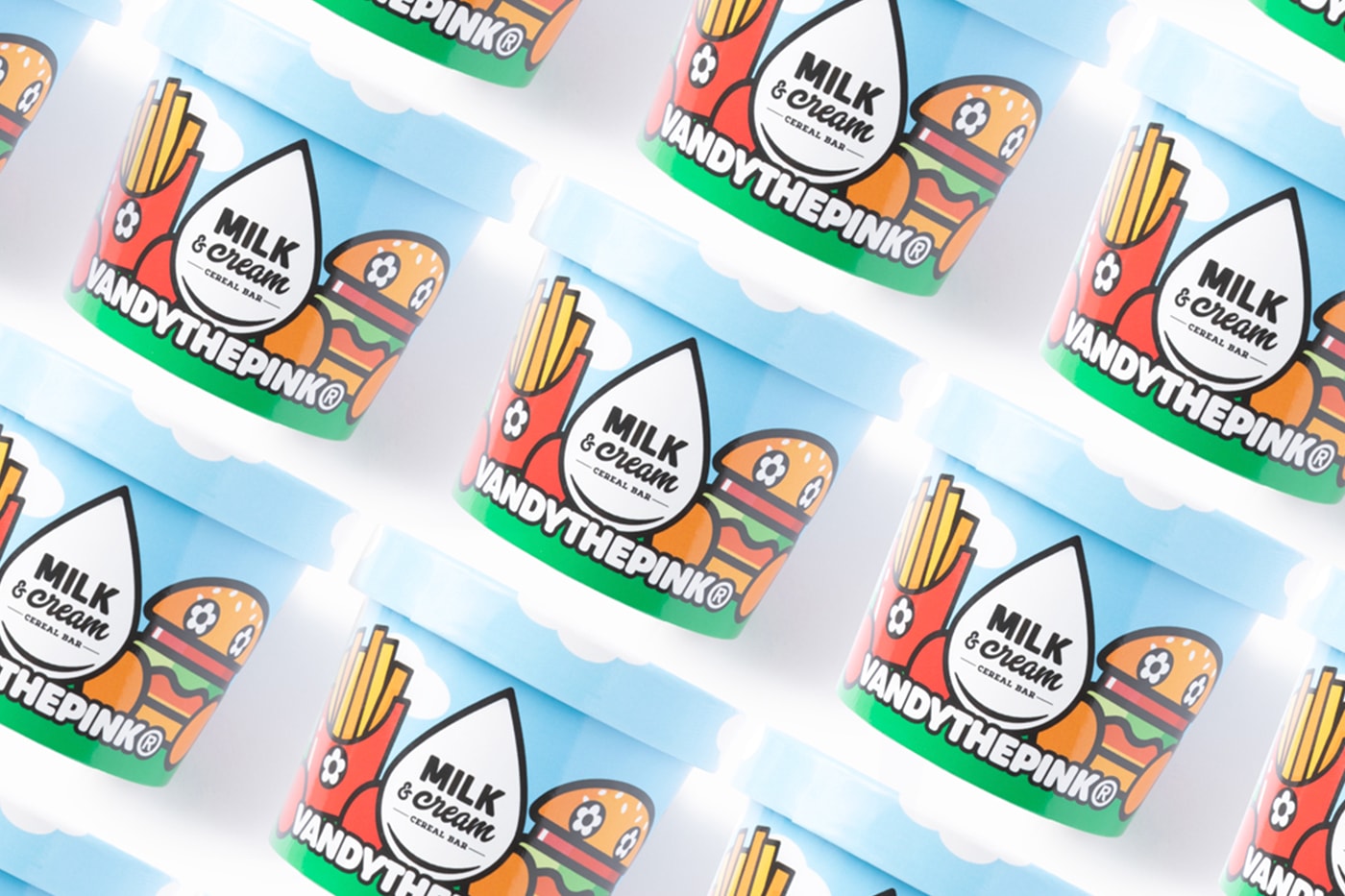 Milk & Cream Cereal Bar Vandy The Pink Pop-Up Tofu Burger Release Info Date Buy Price 