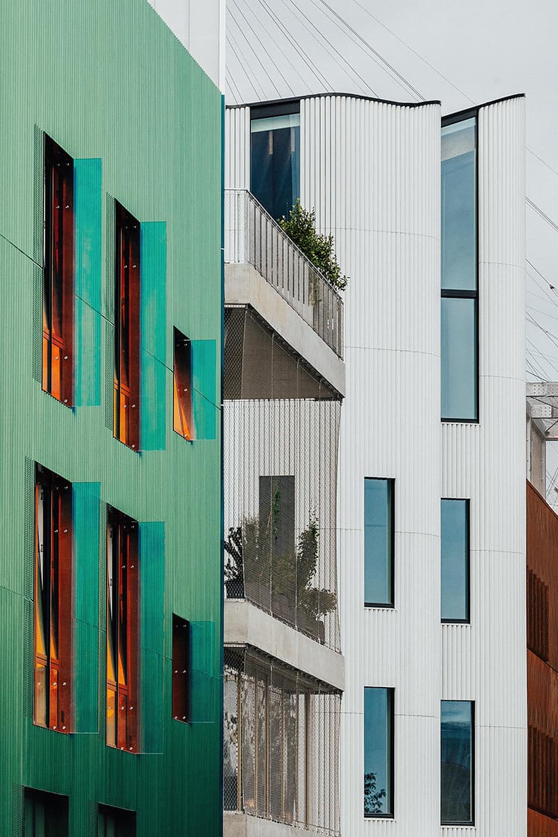 Mole Architects Adds Irredescent Facade to Design District Building in London