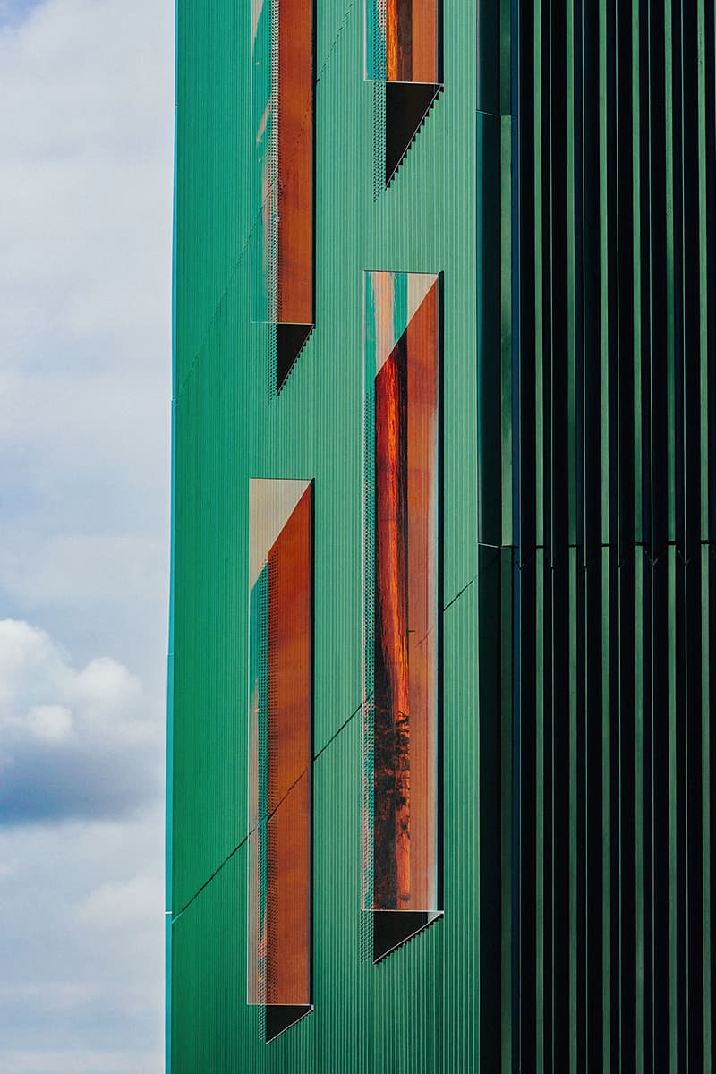 Mole Architects Adds Irredescent Facade to Design District Building in London