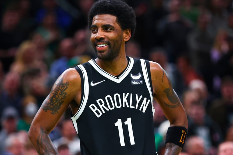 Kyrie Irving Reportedly Committed To Playing in Brooklyn With or Without Kevin Durant nba basketball brooklyn nets nyc new york city covid vaccination boston celtics