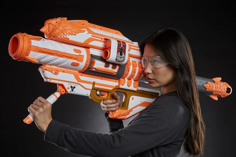 Nerf Bungie Destiny Gjallarhorn Blaster pre-order feet in length toys Destiny 2 Halo gaming video games 