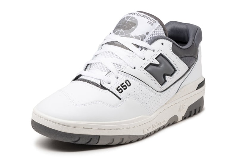 New Balance 550 Sneaker Grey/White Aime Leon Dore Joe Freshgoods Official Imagery 