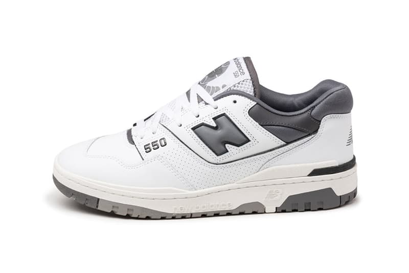 New Balance 550 Sneaker Grey/White Aime Leon Dore Joe Freshgoods Official Imagery 