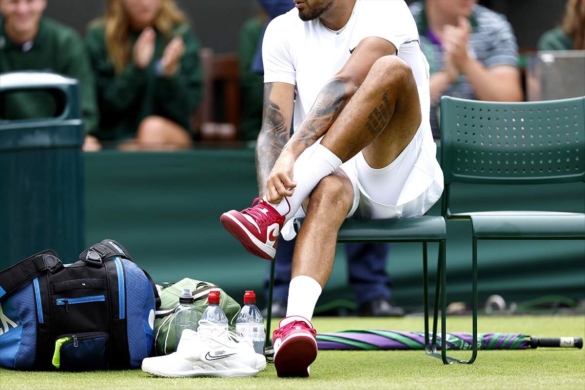 Nick Kyrgios Violates Wimbledon Rule by Wearing Jordans on Court