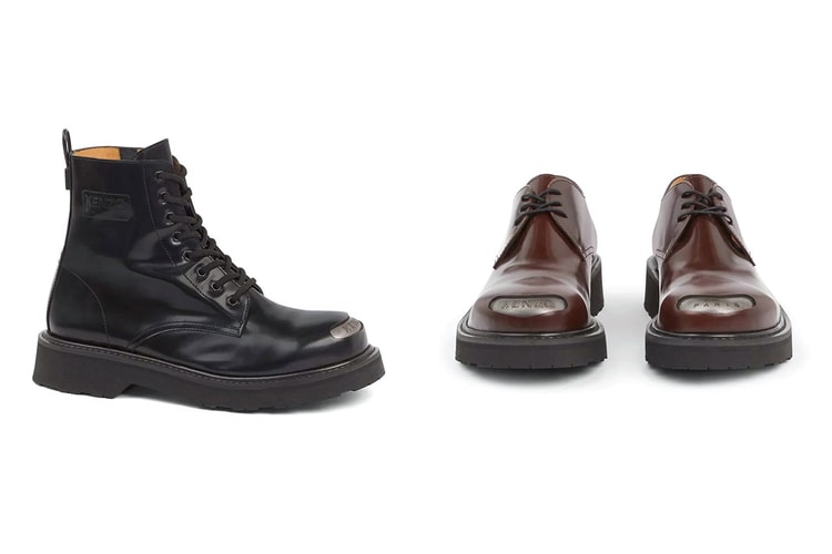 NIGO's KENZO Drops Military-Inspired Derby and Lace-Up Boots With Metal Toe Caps