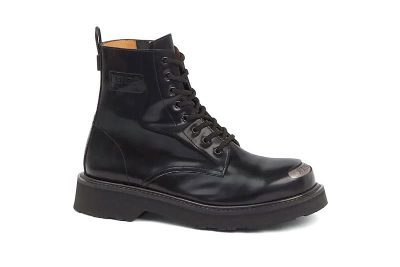 KENZO NIGO KENZOSMILE Derby Shoes Lace-Up Boots Black Moroccan Brown Formal Designer Footwear 