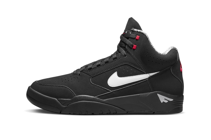 Nike Air Flight Lite Mid Black White Varsity Red Official Look Release Info DQ7687-003 Date Buy Price 