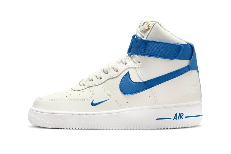 high air force 1 blue and white