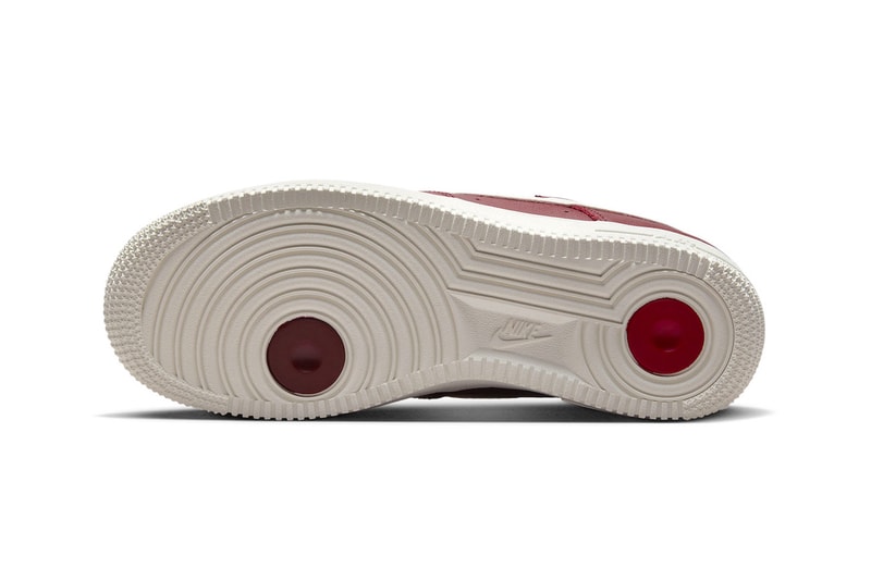 Nike Expands Air Force 1 Low Offering With Dark Red Iteration To Pay Homage to History of Logos DZ5616-600