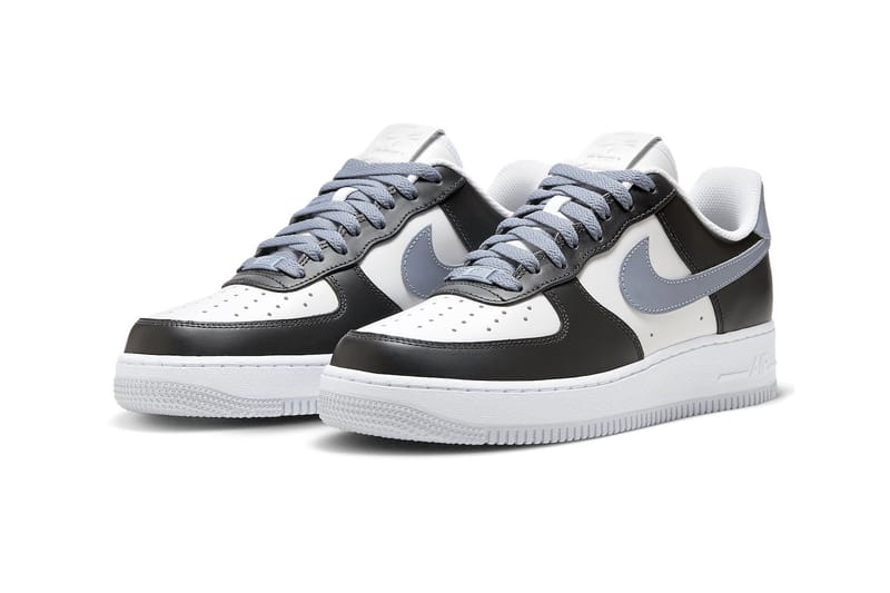 air force 1 white black and grey