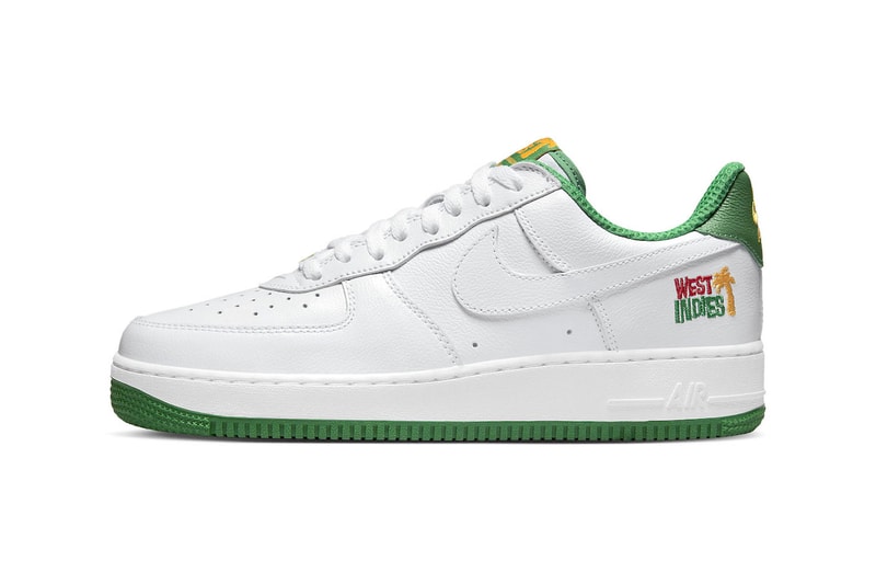 Nike Air Force 1 Low West Indies dx1156 100 classic green white september 2022 140 usd release info date price