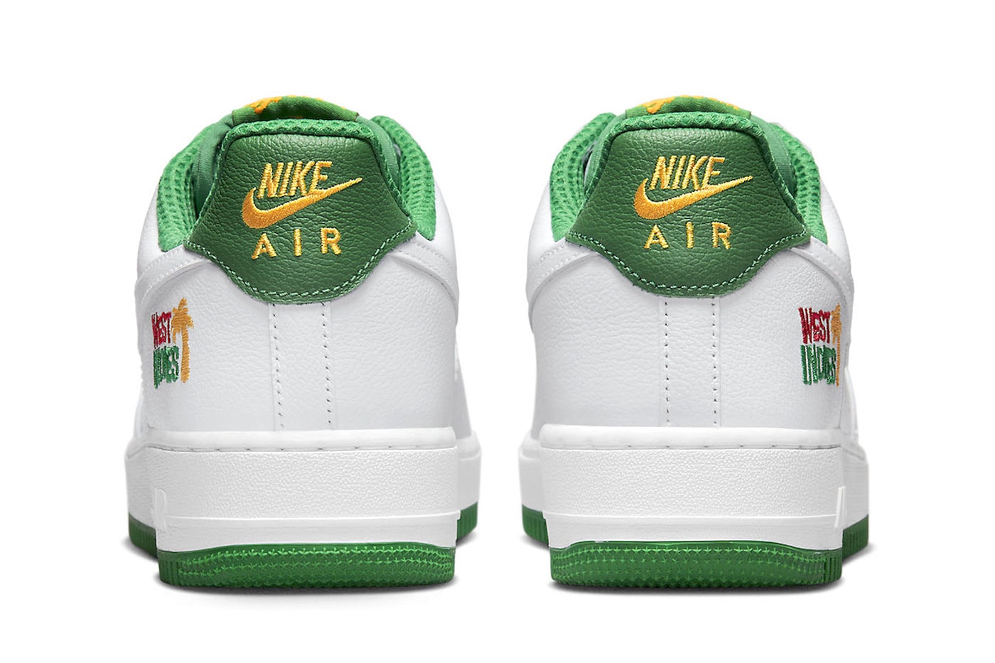 Nike Air Force 1 Low West Indies dx1156 100 classic green white september 2022 140 usd release info date price