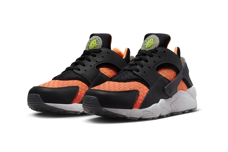 Nike Air Huarache Crater Gears up for Halloween in Latest Black and Orange Colorway DQ5013-001 