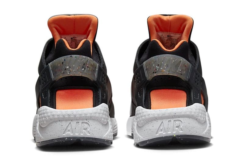 Nike Air Huarache Crater Gears up for Halloween in Latest Black and Orange Colorway DQ5013-001 