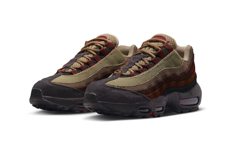 Nike Air Max 95 "Anatomy of Air" Highlights the Human Spine DZ4710-200 shoe earth tone rugged sportswear giant 