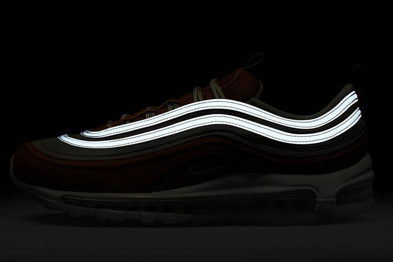 Nike Air Max 97 koi fish patterns scales white yellow suede leather mesh 3m translucent dg9011 100 release info date price