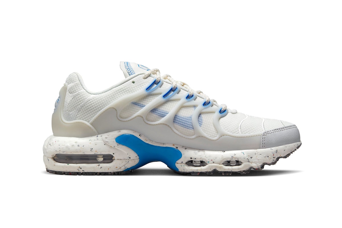 Nike Air Max Terrascape Plus Surfaces in a White and Blue Iteration DQ3977-101 unc nike grind swoosh sneakers