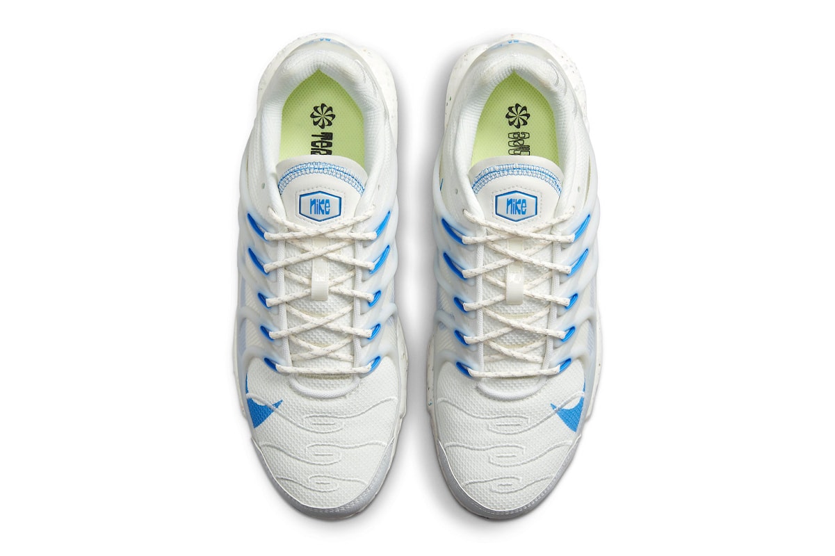 Nike Air Max Terrascape Plus Surfaces in a White and Blue Iteration DQ3977-101 unc nike grind swoosh sneakers