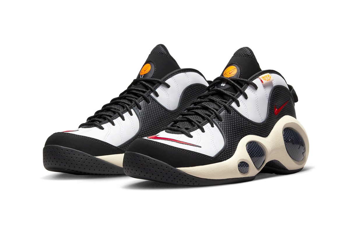 DX3955-100 Take a Look at the Official Images of Nike Air Zoom Flight 95 "Hoops" basketball shoes swoosh