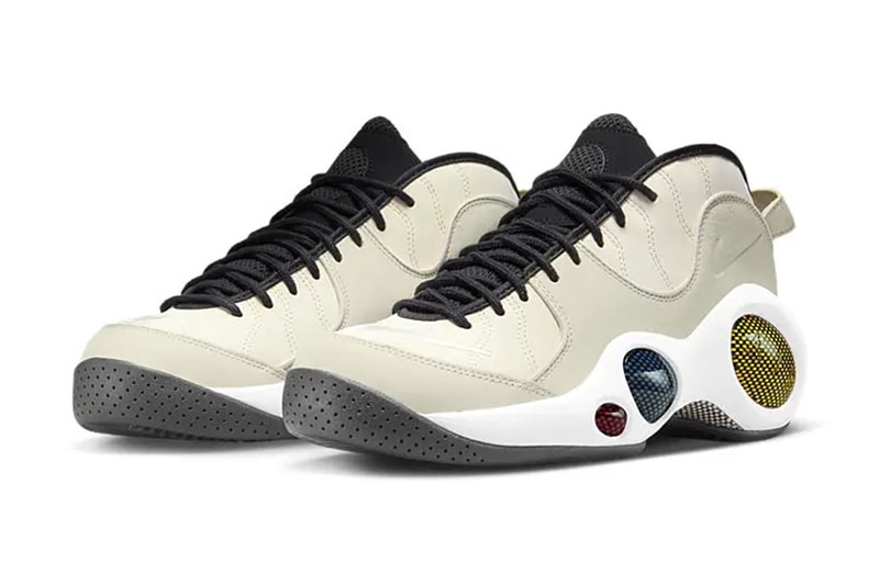 Nike Air Zoom Flight 95 Sail Black DX3954-100 info sneakers footwear kicks Jason Kidd basketball NBA retro  