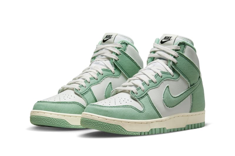 Nike Dunk High 1985 Green Denim DV1143 300 Release Info date store list buying guide photos price