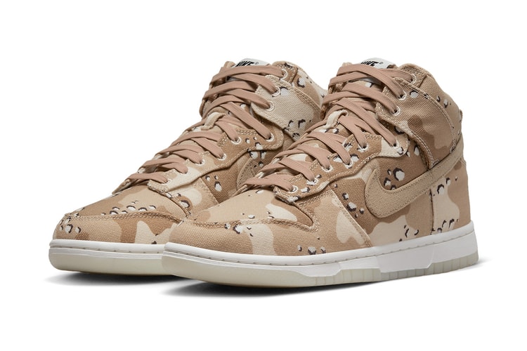 Nike Uncovers a Dunk High "Desert Camo" Colorway