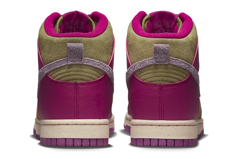 Nike Dunk High Dynamic Berry FB1273-500 Official Photos grand purple pilgrim