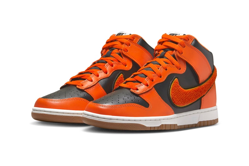 Nike Dunk High University Chenille Swoosh DR8805-002 Release Info