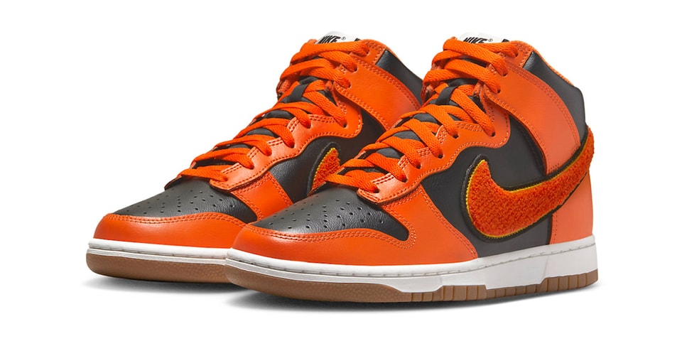 Nike Gives the Dunk High a "Chenille Swoosh" Makeover for Halloween