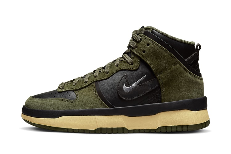 Nike Gives the Dunk High Up a "Medium Olive" Makeover