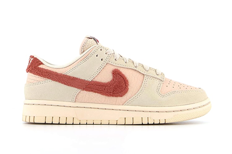 Furry Swooshes Hit the Nike Dunk Low