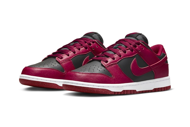 Nike Dunk Low Next Nature Surfaces in a Moody Dark Red and Black