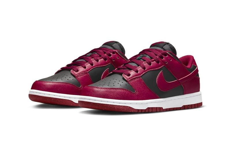 Nike Dunk Low Next Nature Surfaces in a Moody Dark Red and Black