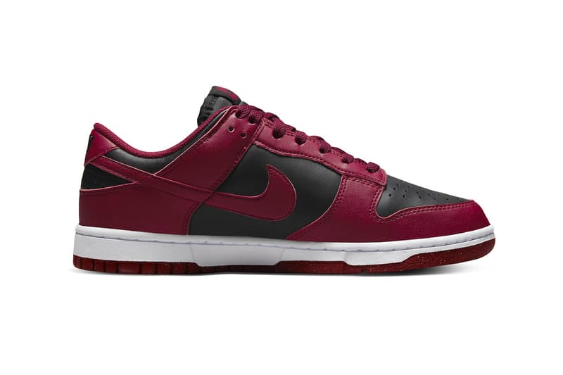 Nike Dunk Low Next Nature Surfaces in a Moody Dark Red and Black