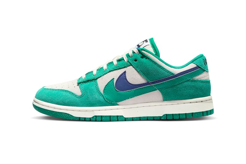 nike dunk low se green