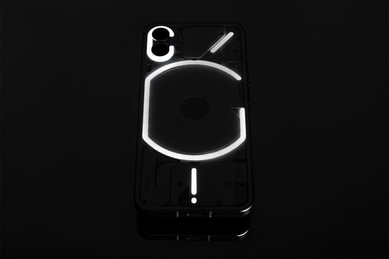 nothing phone 1 smartphone launch images closer look hypebeast hands on glyph interface dual camera 50 megapixels 