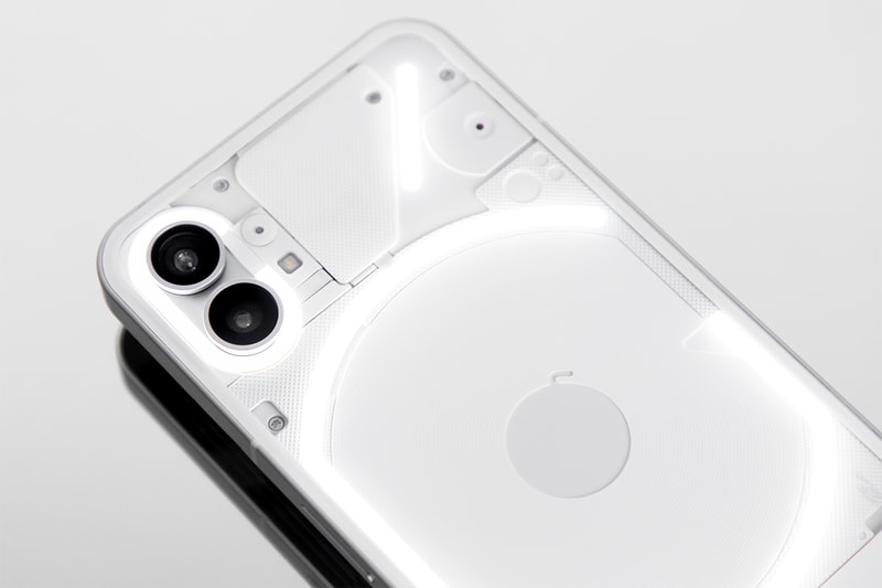 nothing phone 1 smartphone launch images closer look hypebeast hands on glyph interface dual camera 50 megapixels 