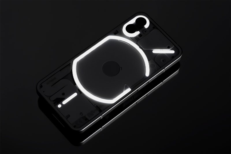 nothing phone 1 smartphone launch images closer look hypebeast hands on glyph interface dual camera 50 megapixels 