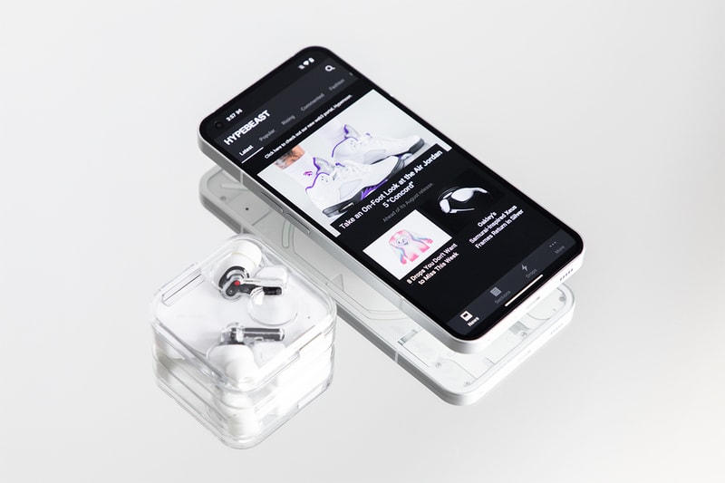 nothing phone 1 smartphone launch images closer look hypebeast hands on glyph interface dual camera 50 megapixels 