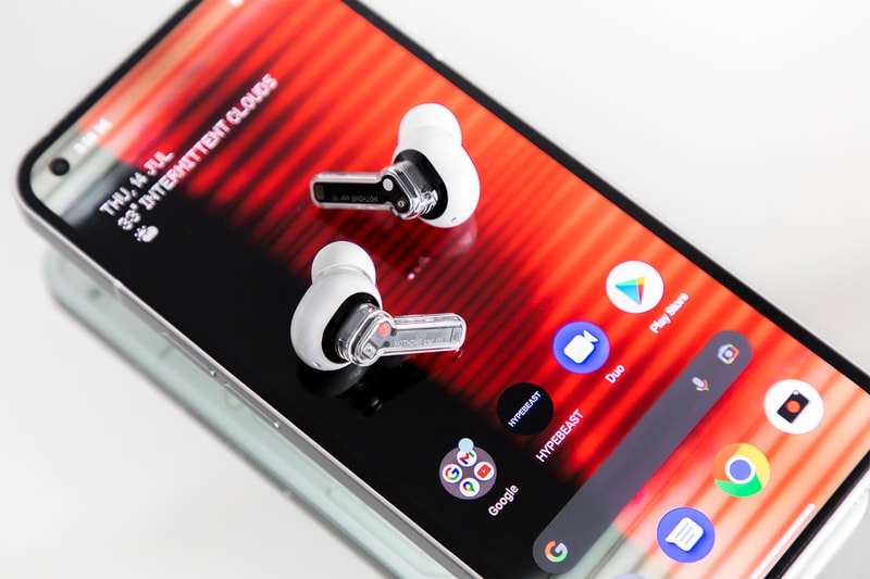 nothing phone 1 smartphone launch images closer look hypebeast hands on glyph interface dual camera 50 megapixels 