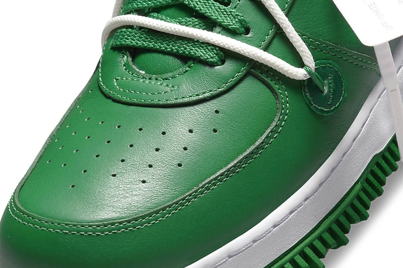 Off-White™ Nike Air Force 1 Mid Pine Green Official Look Release Info DR0500-300 Date Buy Price store list