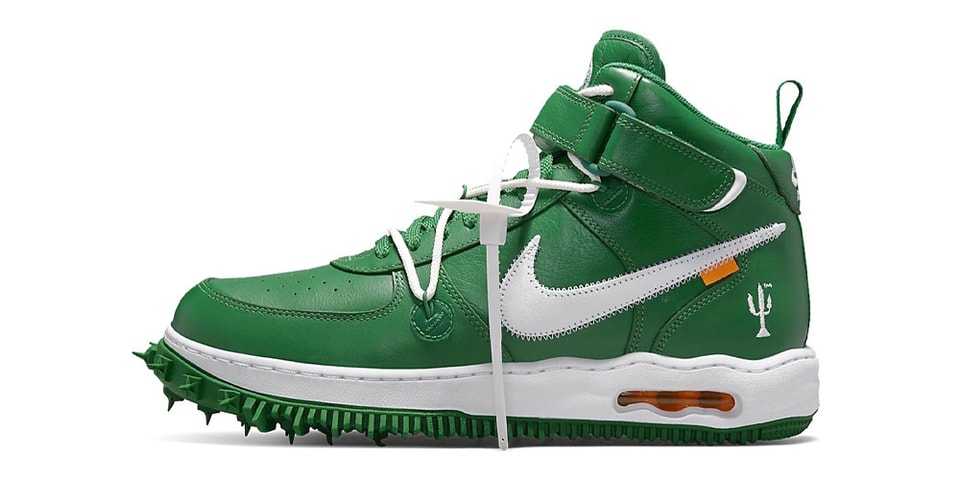 Off-White™ x Nike Air Force 1 Mid "Pine Green" Set to Release