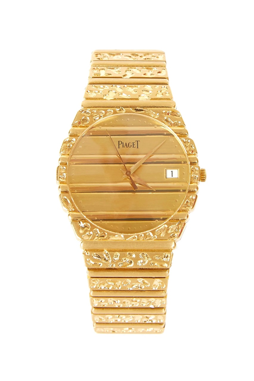 Patcharavipa Vintage Customized Watches Piaget Rolex Ring Watch Yellow Gold Oyserdate Dover Street Market London 