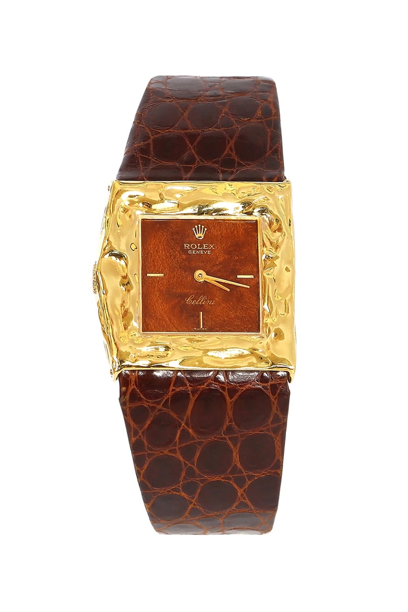 Patcharavipa Vintage Customized Watches Piaget Rolex Ring Watch Yellow Gold Oyserdate Dover Street Market London 
