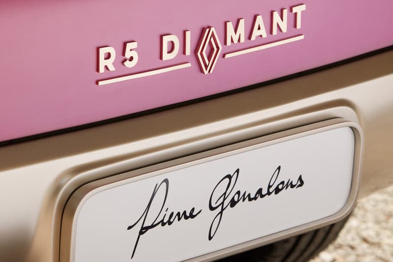 Pierre Gonalons Renault 5 Diamant Custom Show Car 50th Anniversary Matte Pink Gold Electric EV