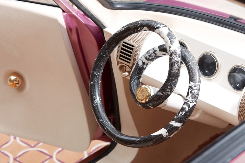 Pierre Gonalons Renault 5 Diamant Custom Show Car 50th Anniversary Matte Pink Gold Electric EV