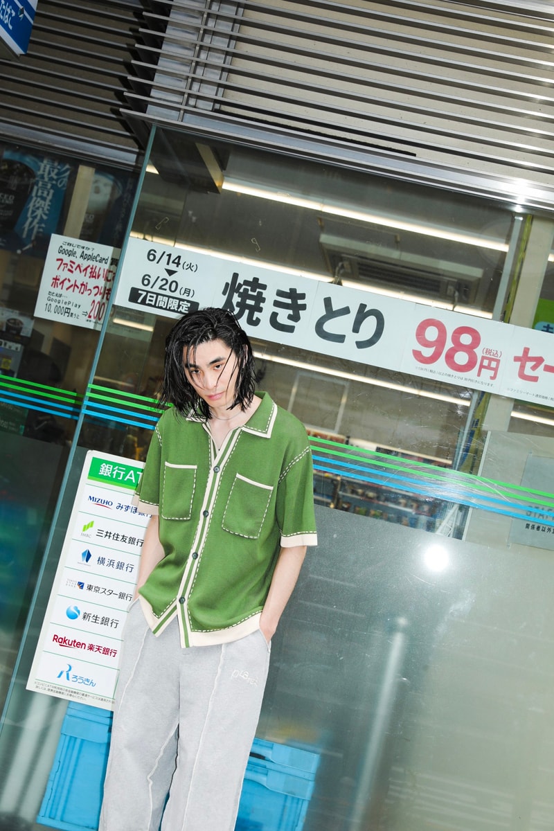 Plateau Studio taiwan japan tokyo taipei shibuya lookbook streetwear youth shirts flannel pleated joggers knit vests jacket flower sweatpants demo release info date price